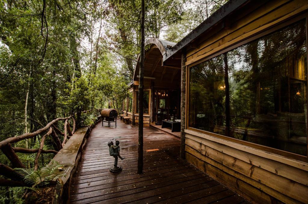 Huilo Huilo Nawelpi Lodge Puerto Fuy Esterno foto