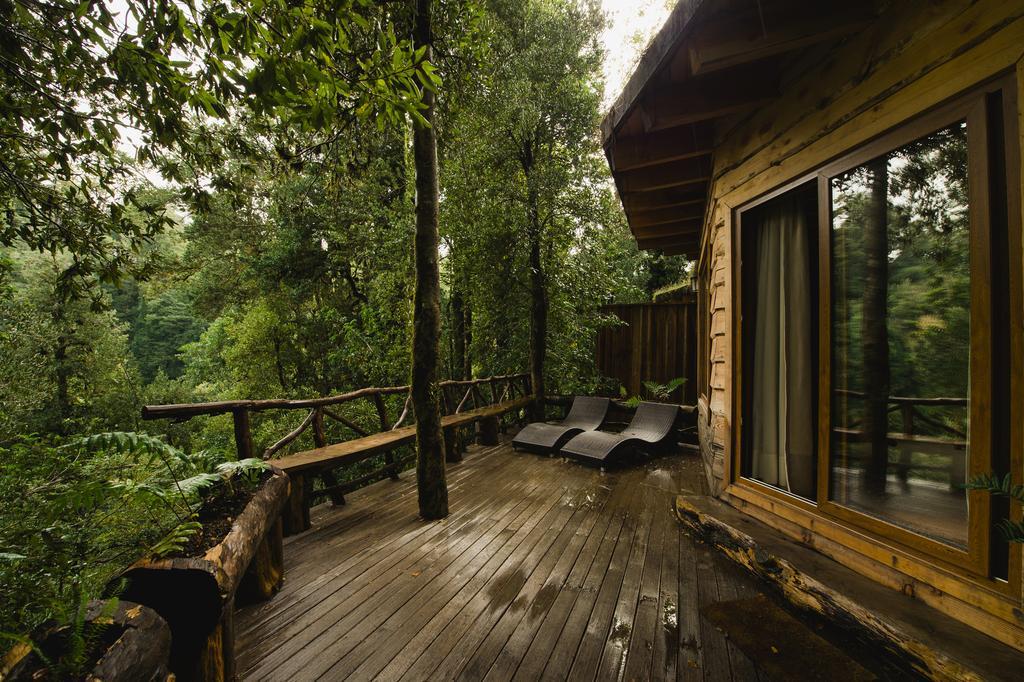 Huilo Huilo Nawelpi Lodge Puerto Fuy Esterno foto