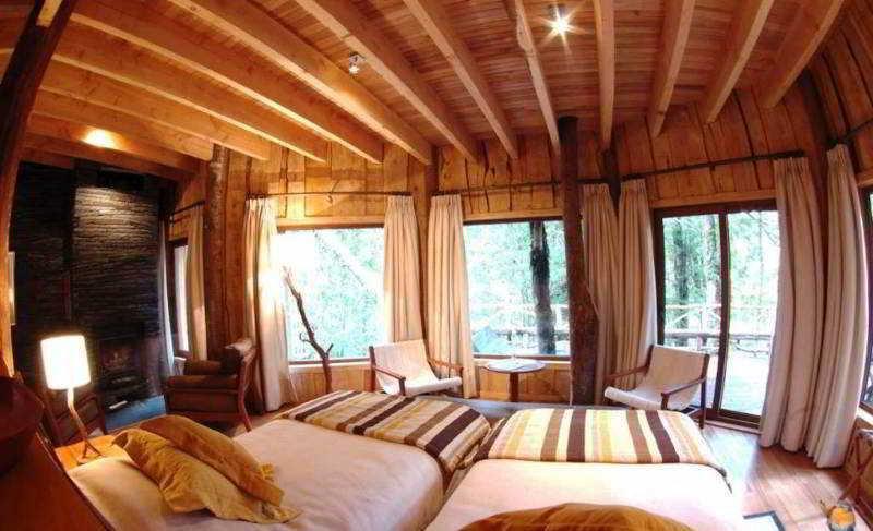 Huilo Huilo Nawelpi Lodge Puerto Fuy Esterno foto
